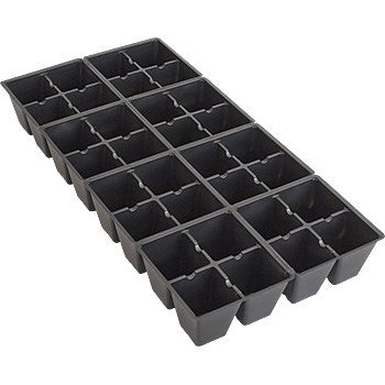 The HC Companies® Dillen® T804 True Insert - 20in L x 10in W x 2.5in H - Black - Max Liquid Volume: 1.31pt