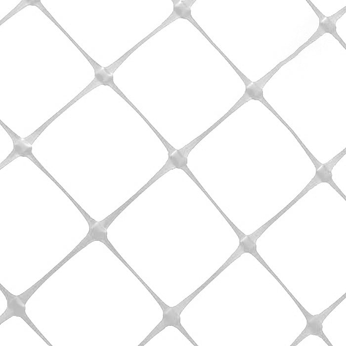 VineLine Durable Plastic Trellis Netting White Roll 5ft x 3300ft w/ 4in Squares