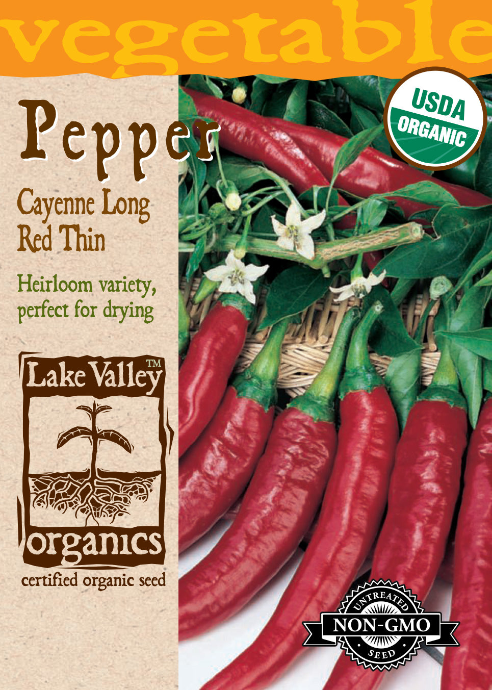 Pepper Hot Cayenne Long Red Thin