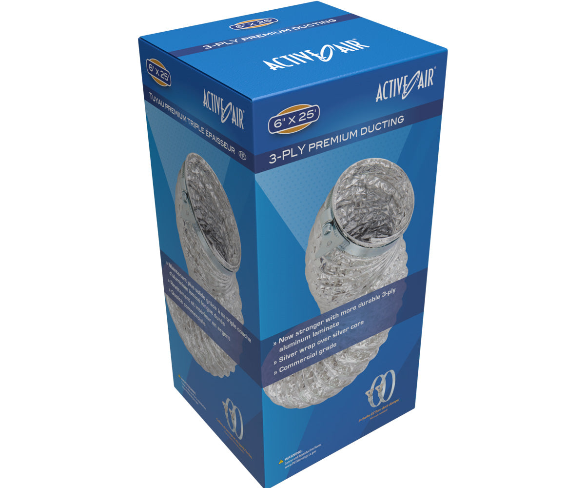 Active Air Premium Ducting, 6" x 25'