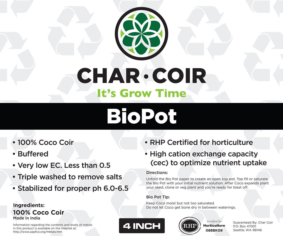 Char Coir BioPot