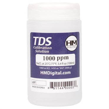 Dilution Solutions® HM Digital/EC Calibration Solution - 1000 PPM