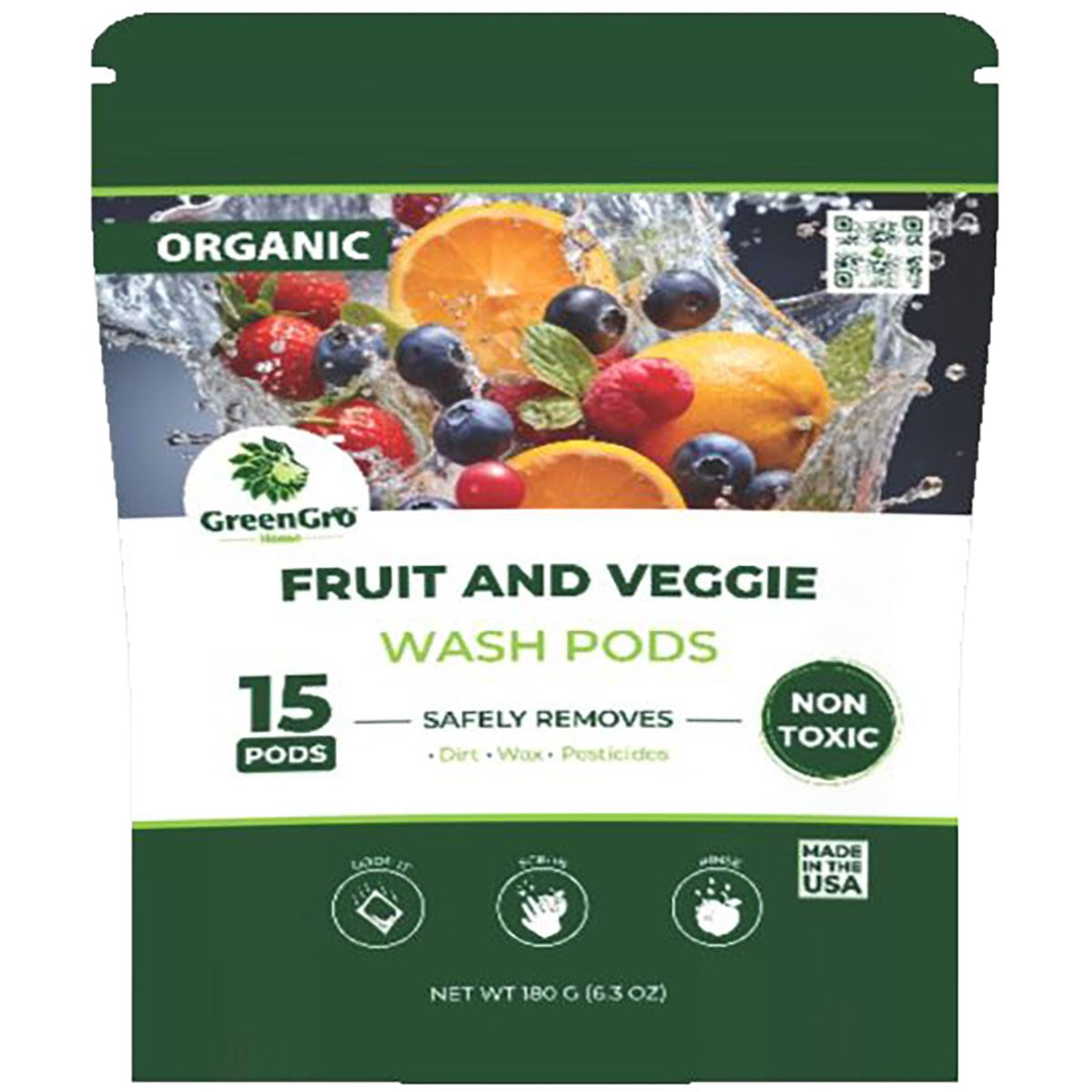 GreenGro™ Biologicals Fruits & Veggies Wash Pods