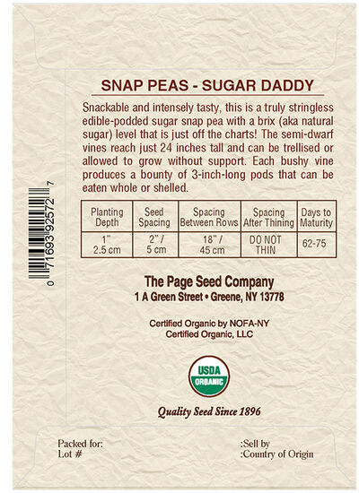 Snap Peas Sugar Daddy