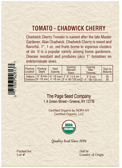 Tomato Chadwick Cherry