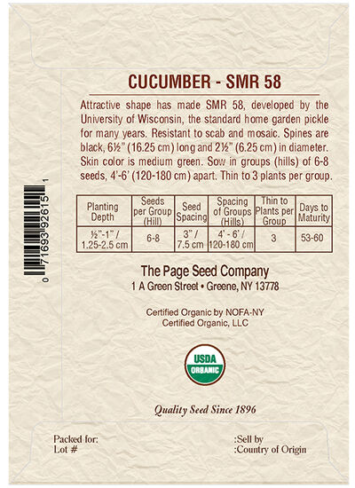 Cucumber Wisconsin SMR