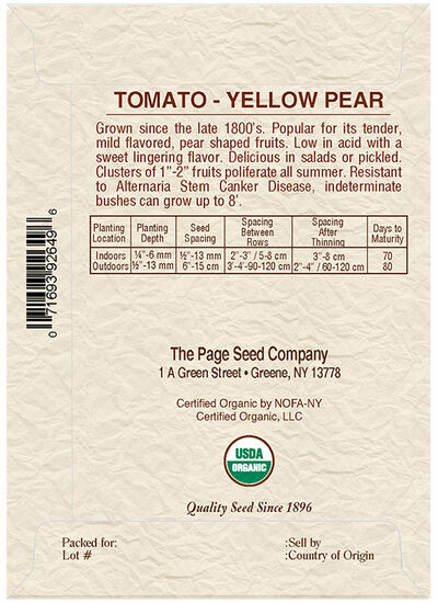 Tomato Yellow Pear