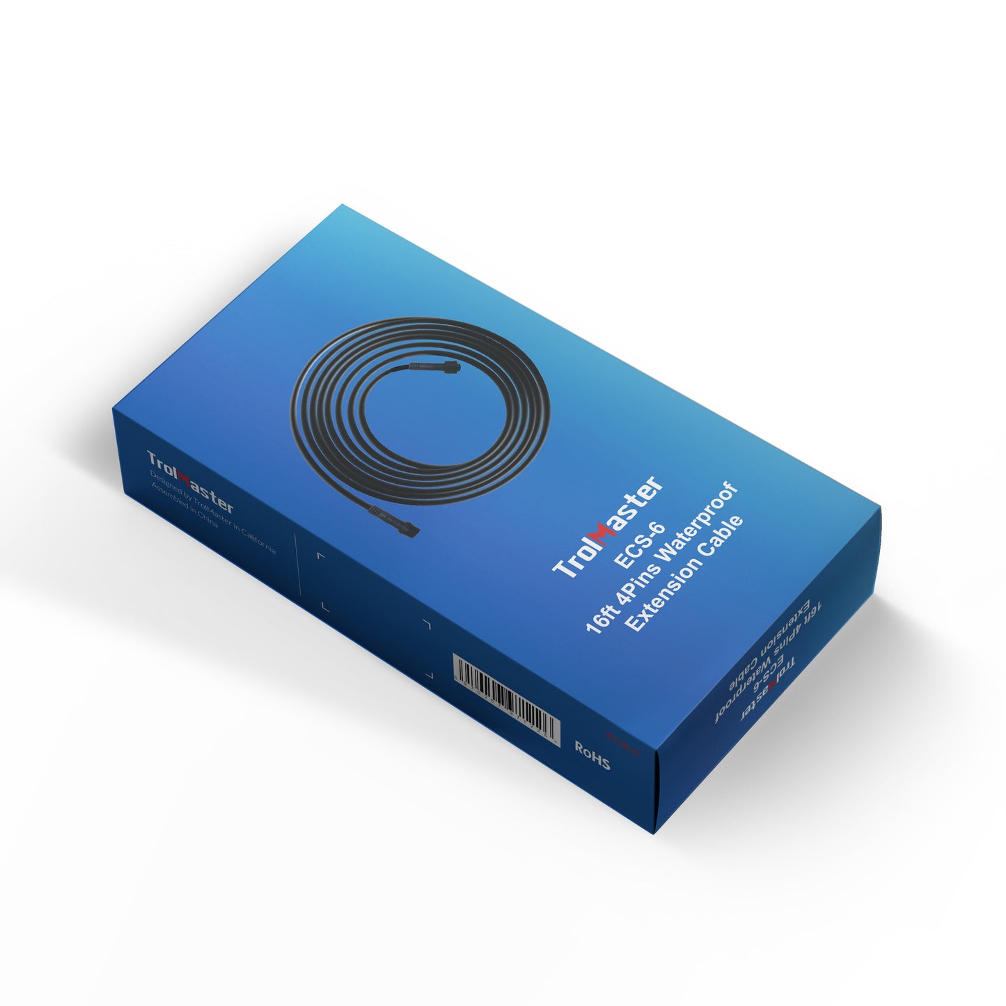 Trolmaster | ECS-6 | 16ft 4-Pin Waterproof Extension Cable |