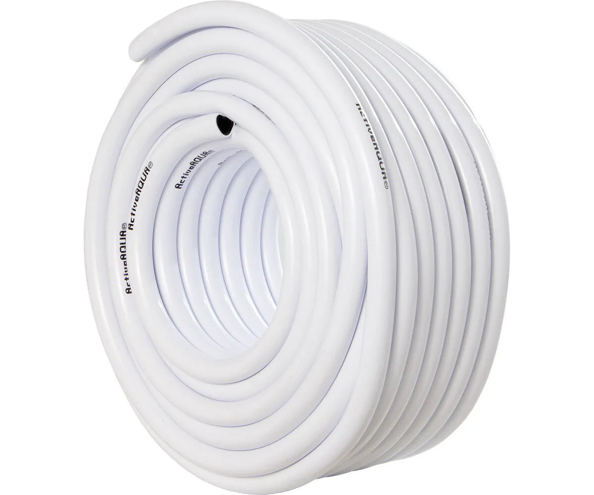 1/2" ID White & Black Tube 100'
