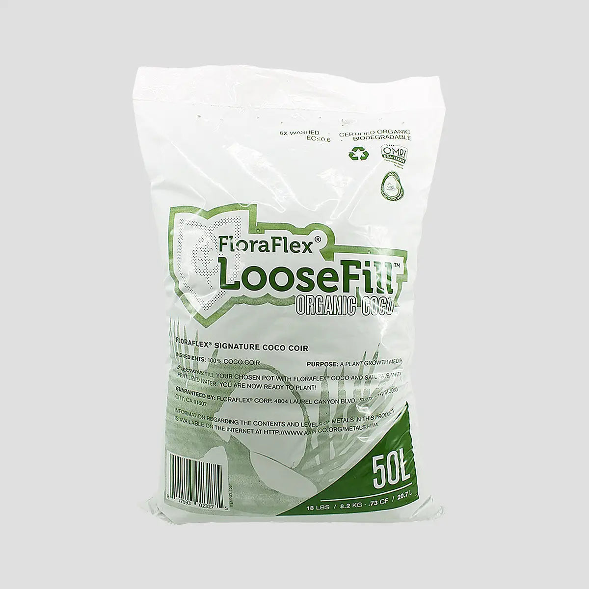 FloraFlex 50L LOOSE FILL BAG | 60% WHC