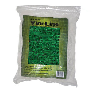 Red de jardín de plástico VineLine de 5' x 15' (VERDE)
