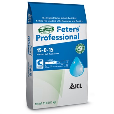 Peters® Professional 15-0-15 Peat-Lite® Dark Weather Fertilizer