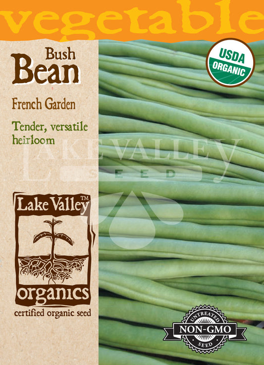 Organic Bean Bush French Garden Heirloom