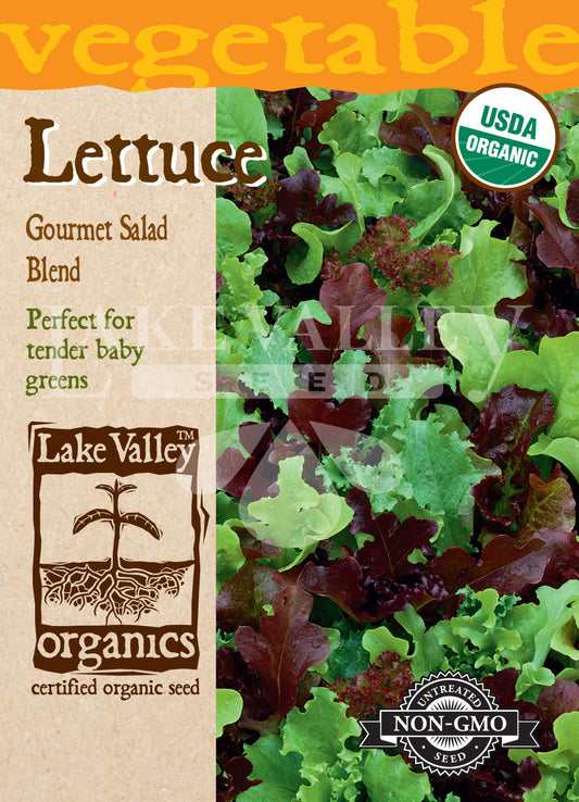 Organic Lettuce Gourmet Salad Blend