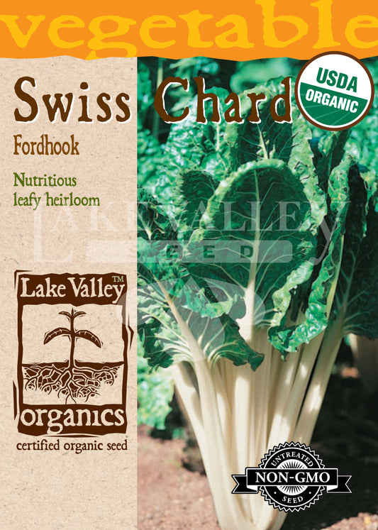 Organic Swiss Chard Fordhook Heirloom