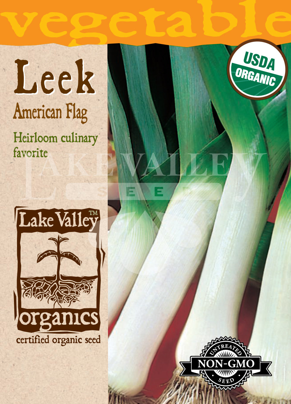 Organic Leek American Flag Heirloom