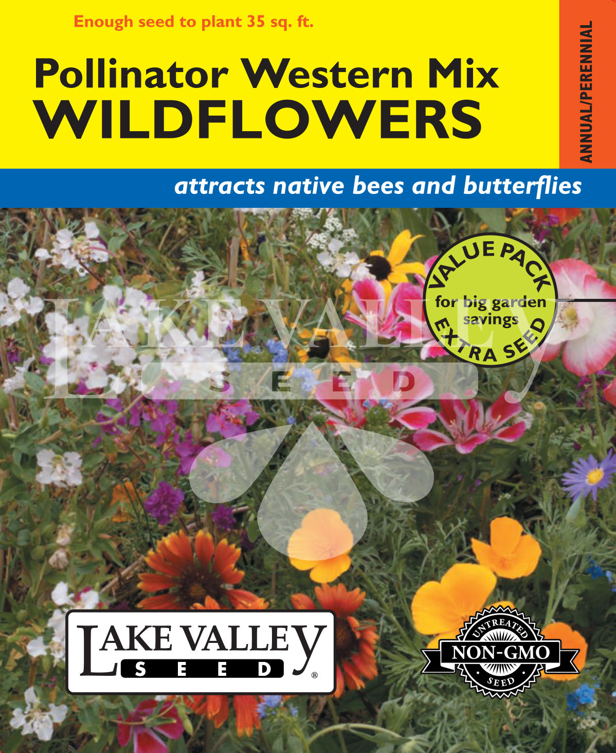 Wildflowers Pollinator Western Mix Value Pack