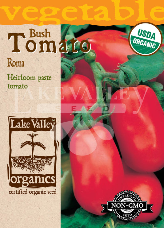 Organic Tomato Bush Roma Heirloom