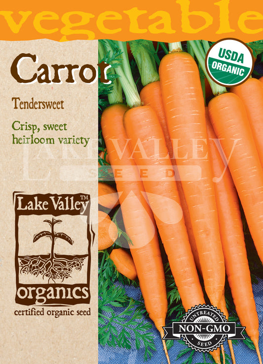 Organic Carrot Tendersweet Heirloom