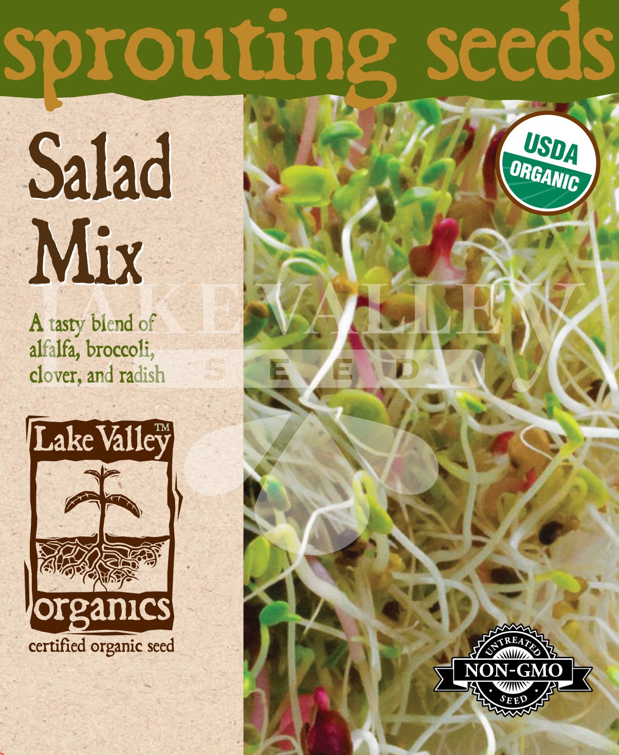 Sprouts Salad Mix (alfalfa, Broccoli, Clover, Radish)