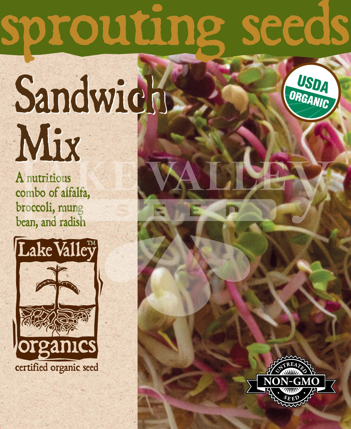 Sprouts Sandwich Mix (alfalfa, Broccoli, Mung, Radish)