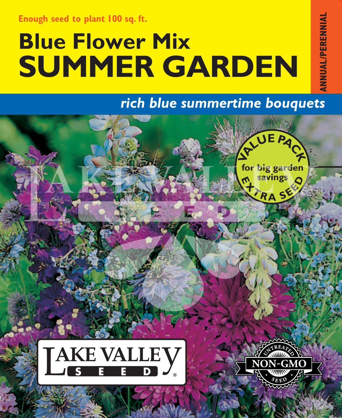 Summer Garden Mixture - Blue - Value Pack