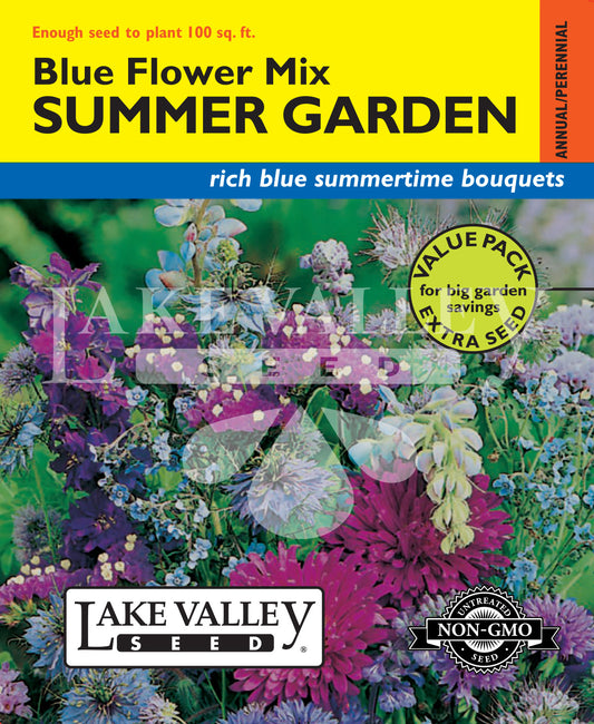 Summer Garden Mixture - Blue - Value Pack