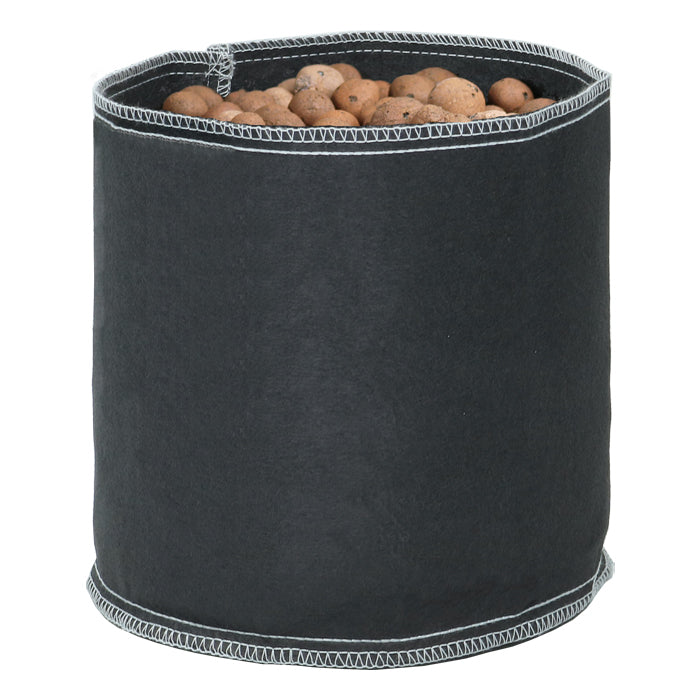 Black Grow1 Fabric Pot (NO Handles)