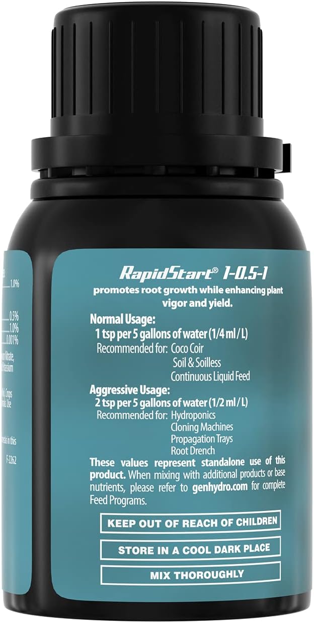 General Hydroponics RapidStart Root Enhancer, 125mL