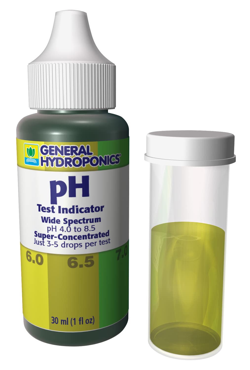 Kit de prueba de pH General Hydroponics, 1 oz