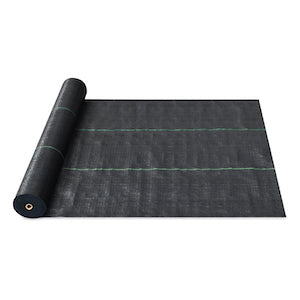 6'x300' – Barrera de estera contra malezas para cubierta de suelo de paisaje negro