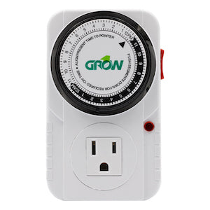 Grow1 120V Single Outlet Mechanical Timer