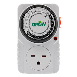 Grow1 240V Single Outlet Mechanical Timer