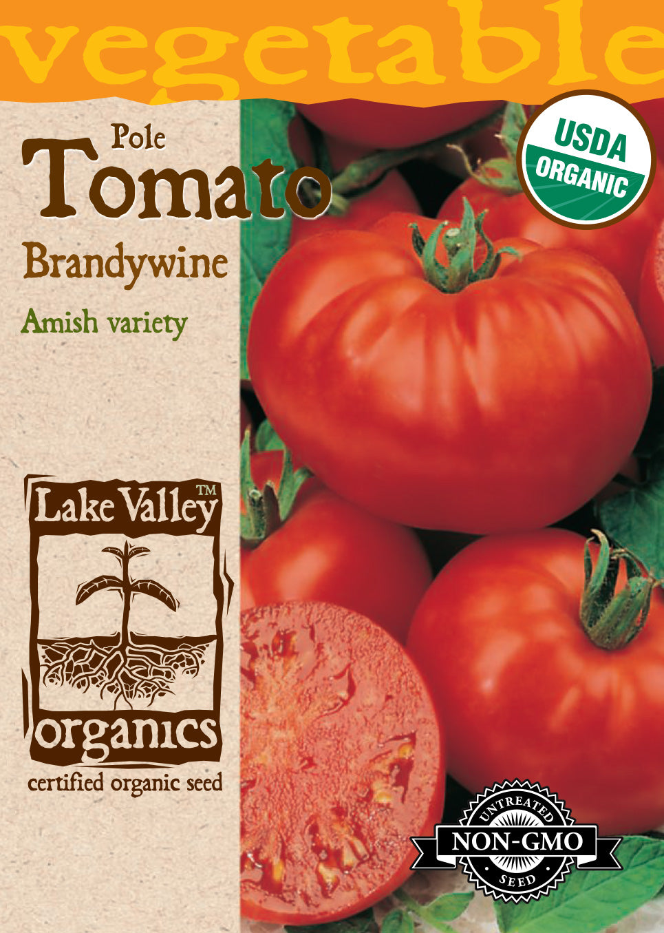 Tomato (Pole) Brandywine Red