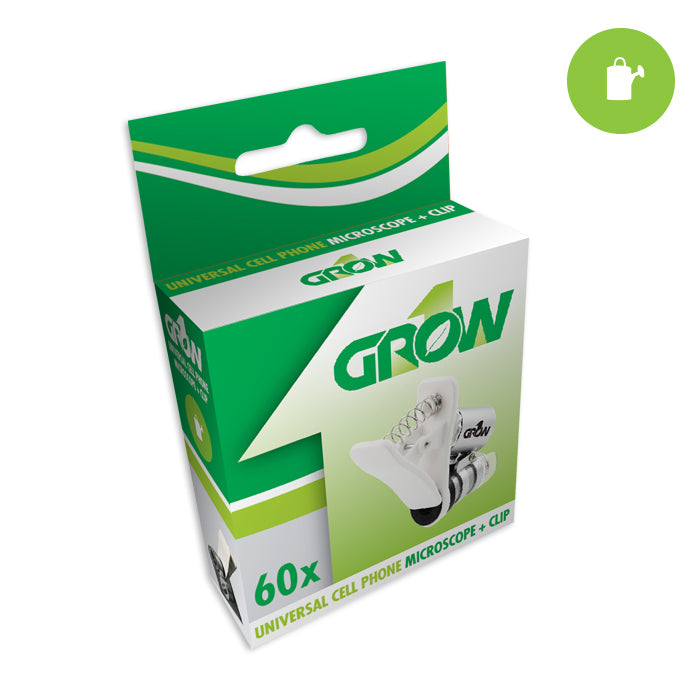 Microscopio con pinza Grow1 60x