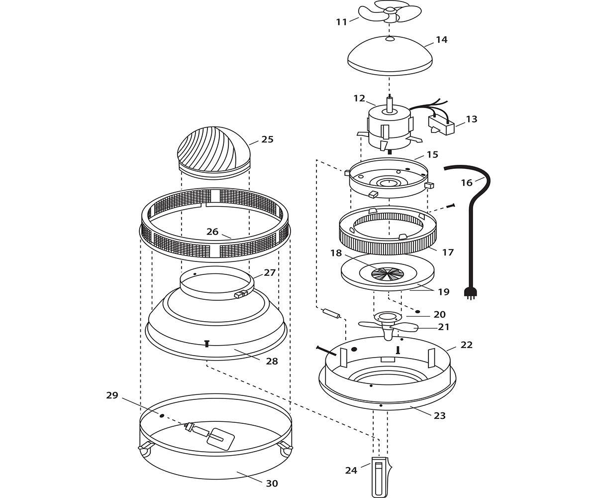 Active Air Commercial Humidifier, 200 Pint