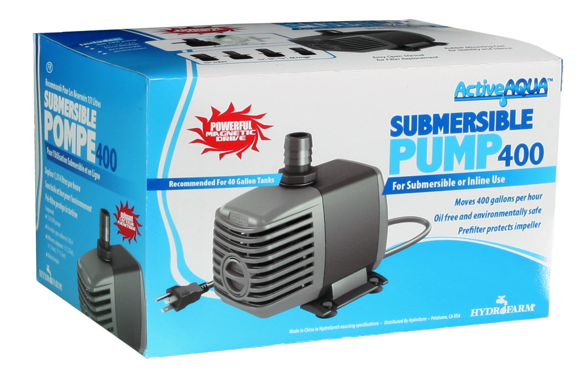 Bomba de agua sumergible Active Aqua, 400 GPH