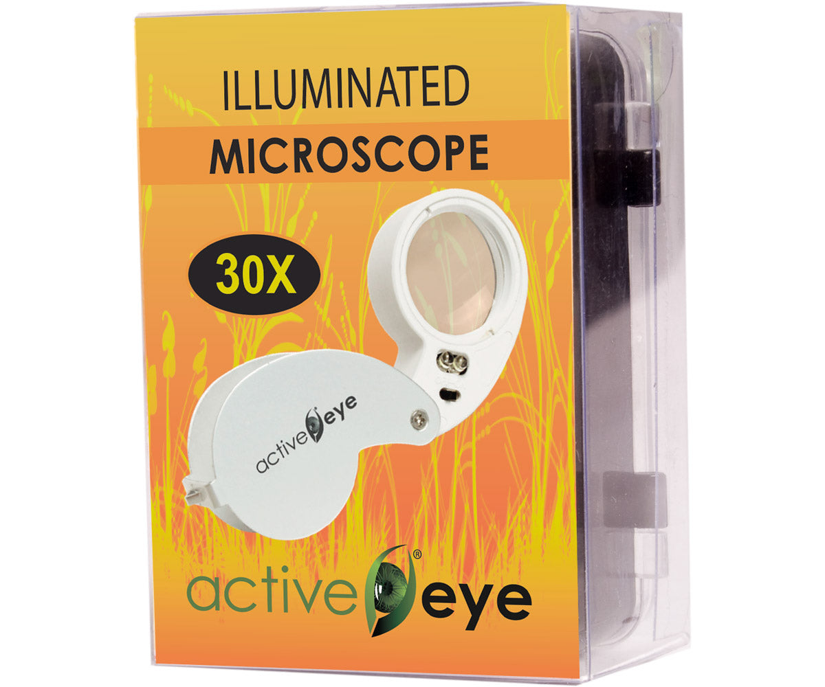 Active Eye Lighted Loupe, 30x