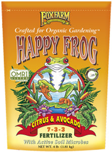 Fertilizante para cítricos y aguacate FoxFarm Happy Frog®