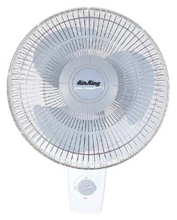 Ventilador oscilante de montaje en pared Air King de 16"