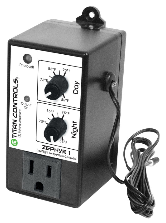 Titan Controls® Zephyr™ 1 - Day/Night Temperature Controller