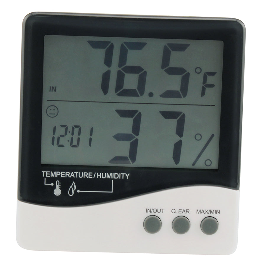 Grower's Edge® Large Display Digital Thermometer & Hygrometer