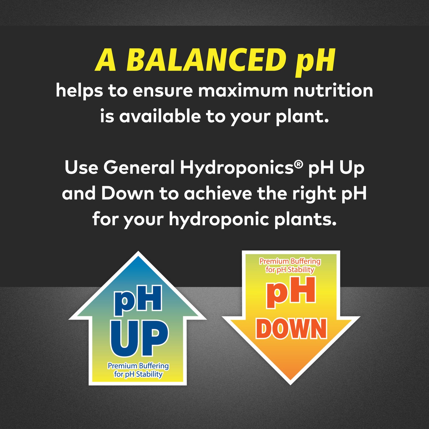 General Hydroponics pH Up | 1 Quart |