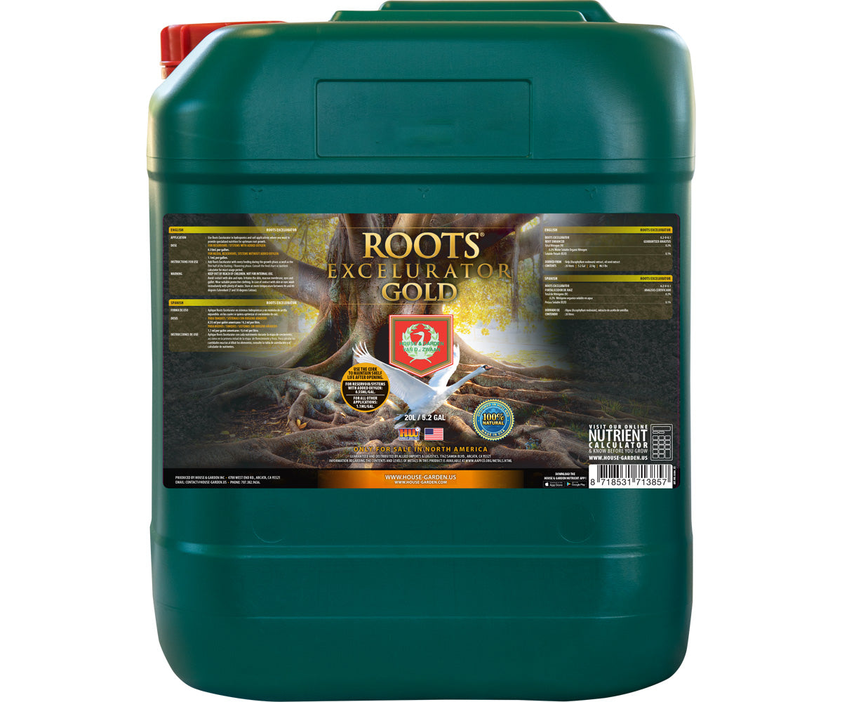 House and Garden Root Excelurator Gold