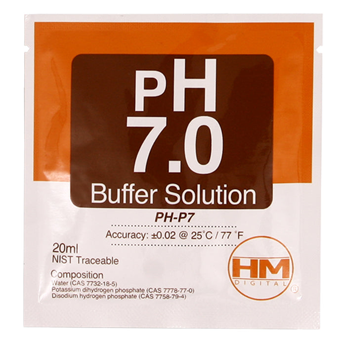 HM Digital pH 7.0 Buffer Solution, 20 ml sachet