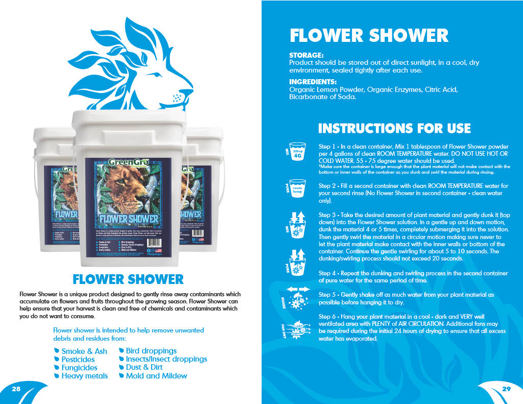 Green Gro Flower Shower