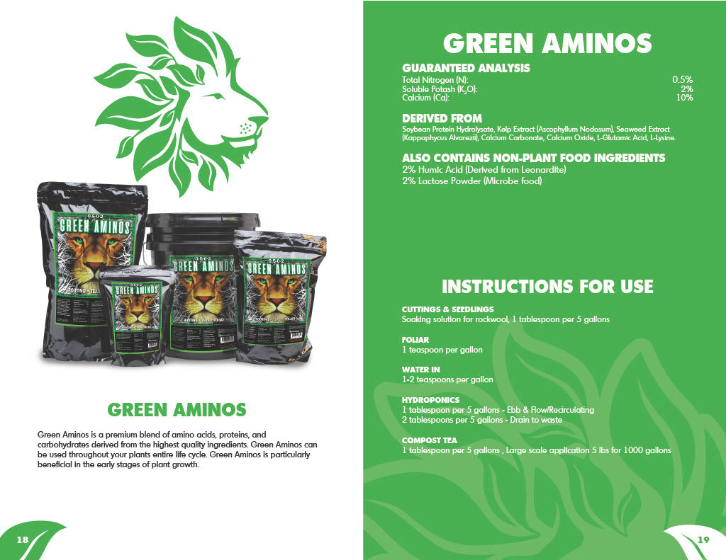Aminos verdes Green Gro