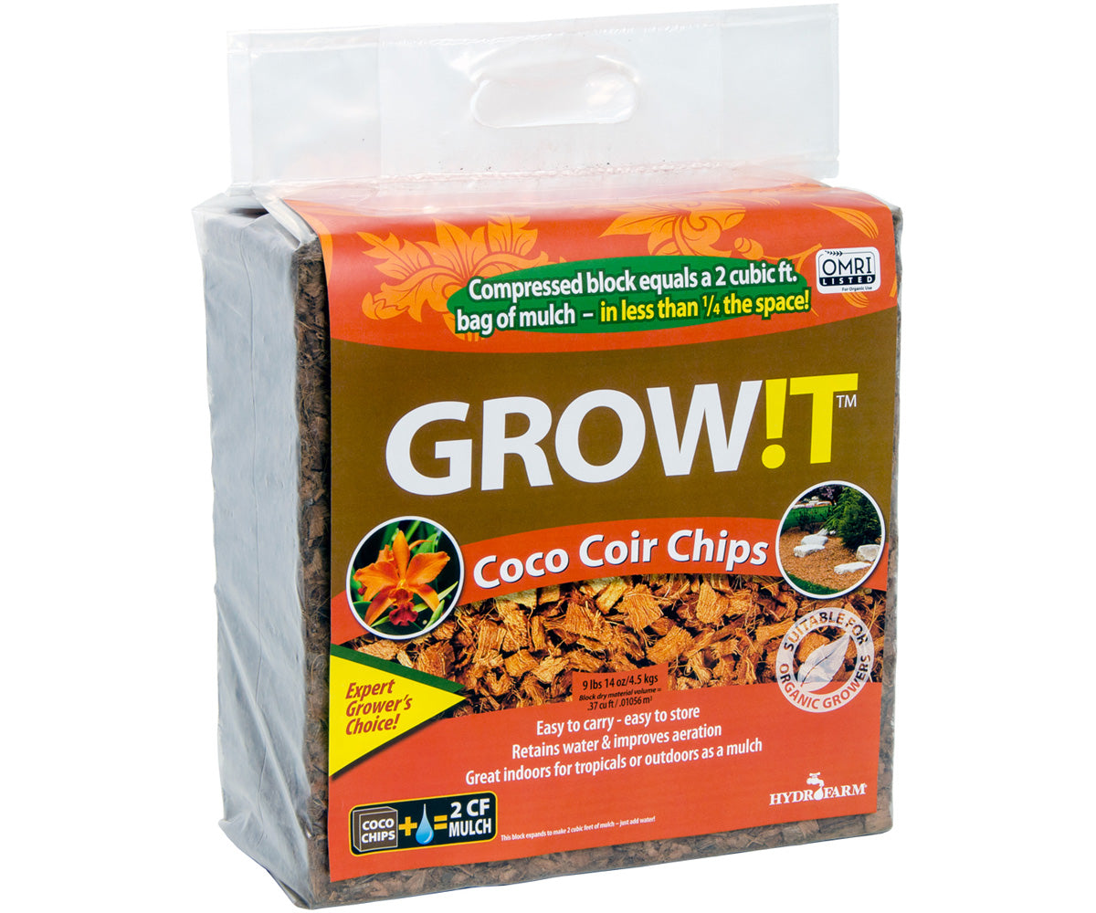 Chips de fibra de coco GROW!T, bloque