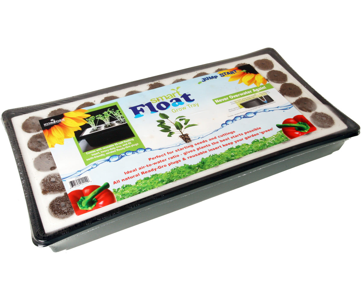 Bandeja de cultivo Jump Start Smart Float de 55 celdas con tapones