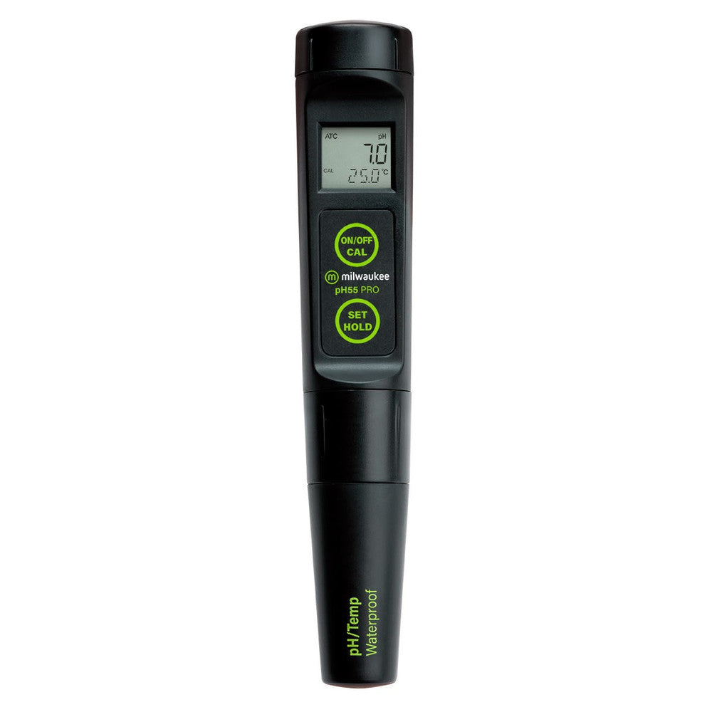 Milwaukee PH55 PRO Waterproof pH & Temperature Tester with ATC & Replaceable Probe